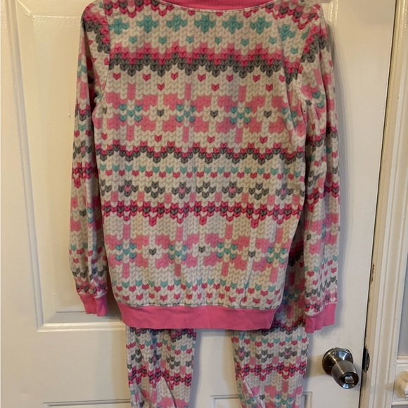 Kensie Girl Kids Pajama Set with Bunny Design - Pink and Multicolor - Picture 7 of 8